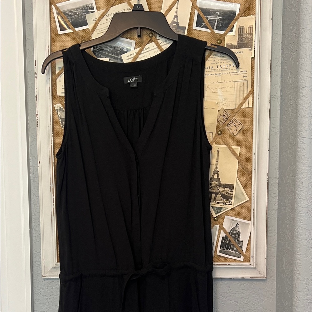 LOFT Black Jumpsuit